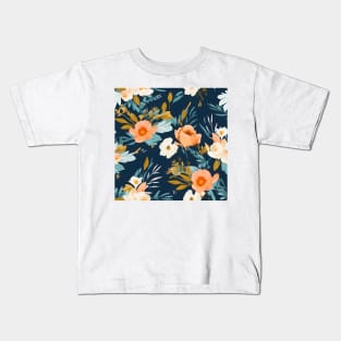 Wedding Flowers Pattern 2 Kids T-Shirt